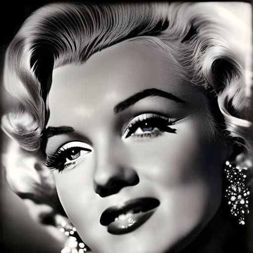 Marilyn Monroe - AI Generated Artwork - NightCafe Creator