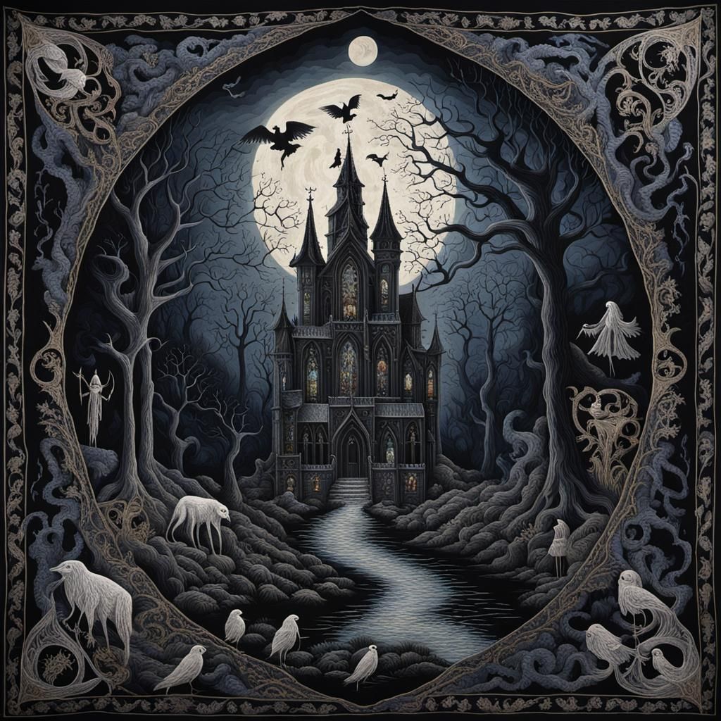 Shadowed Tales" is an evocative tapestry of Gothic imagery, ...