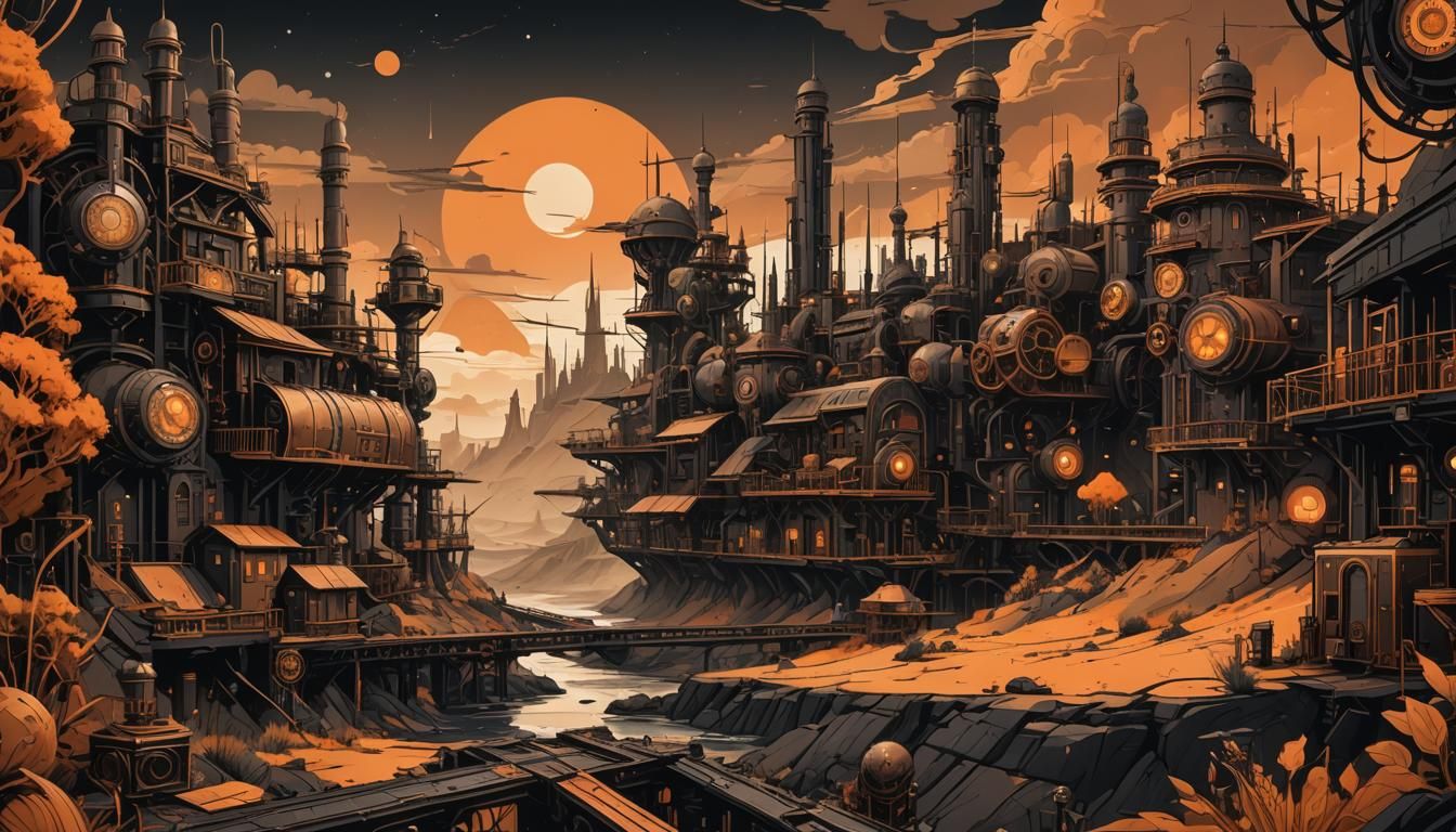 steampunk world