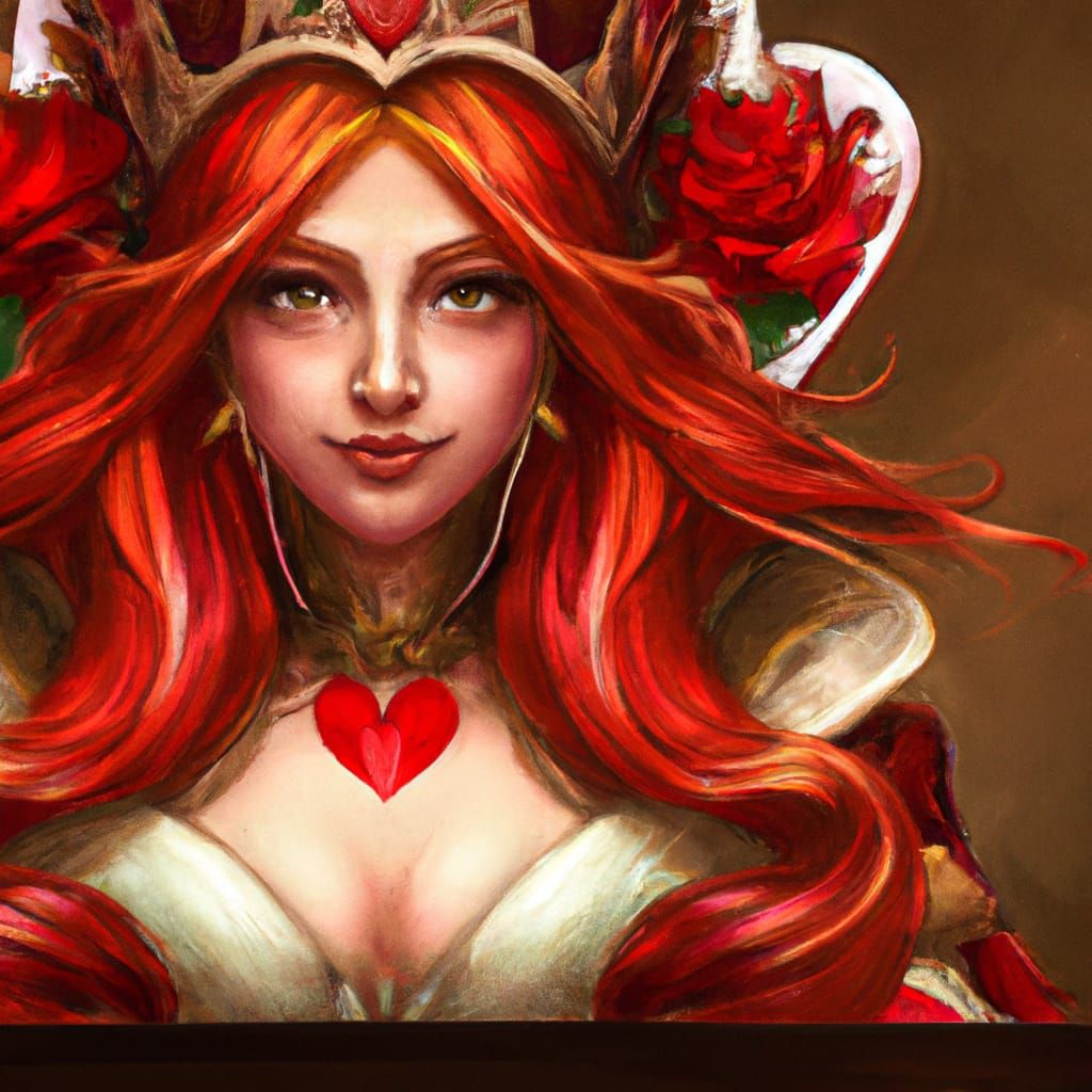 Queen Of Hearts Iv Ai Generated Artwork Nightcafe Creator