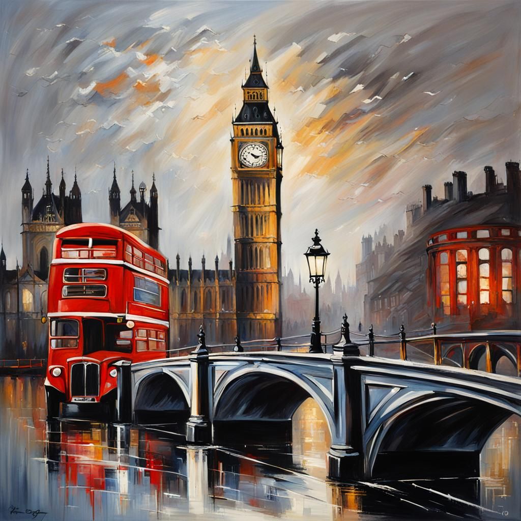 London Britge, Romanticism, cityscape