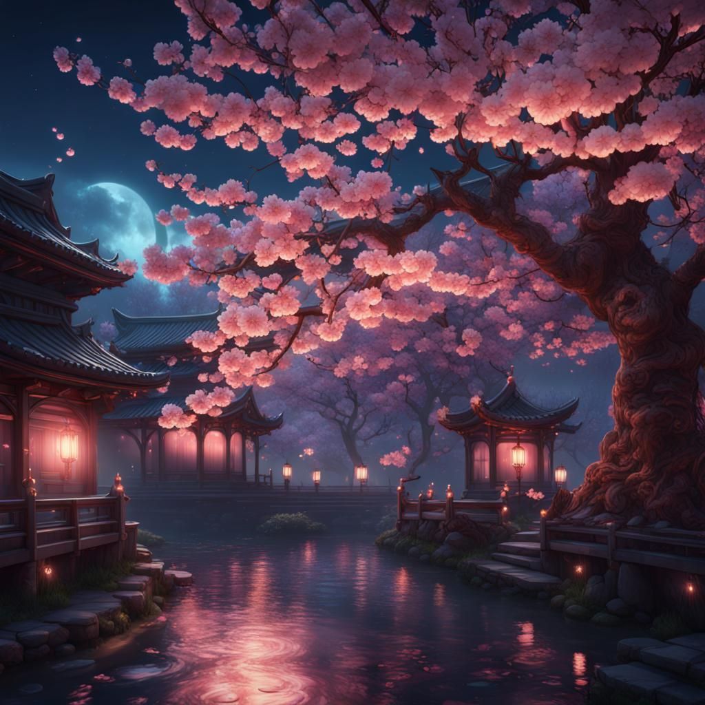 Sakura - AI Generated Artwork - NightCafe Creator