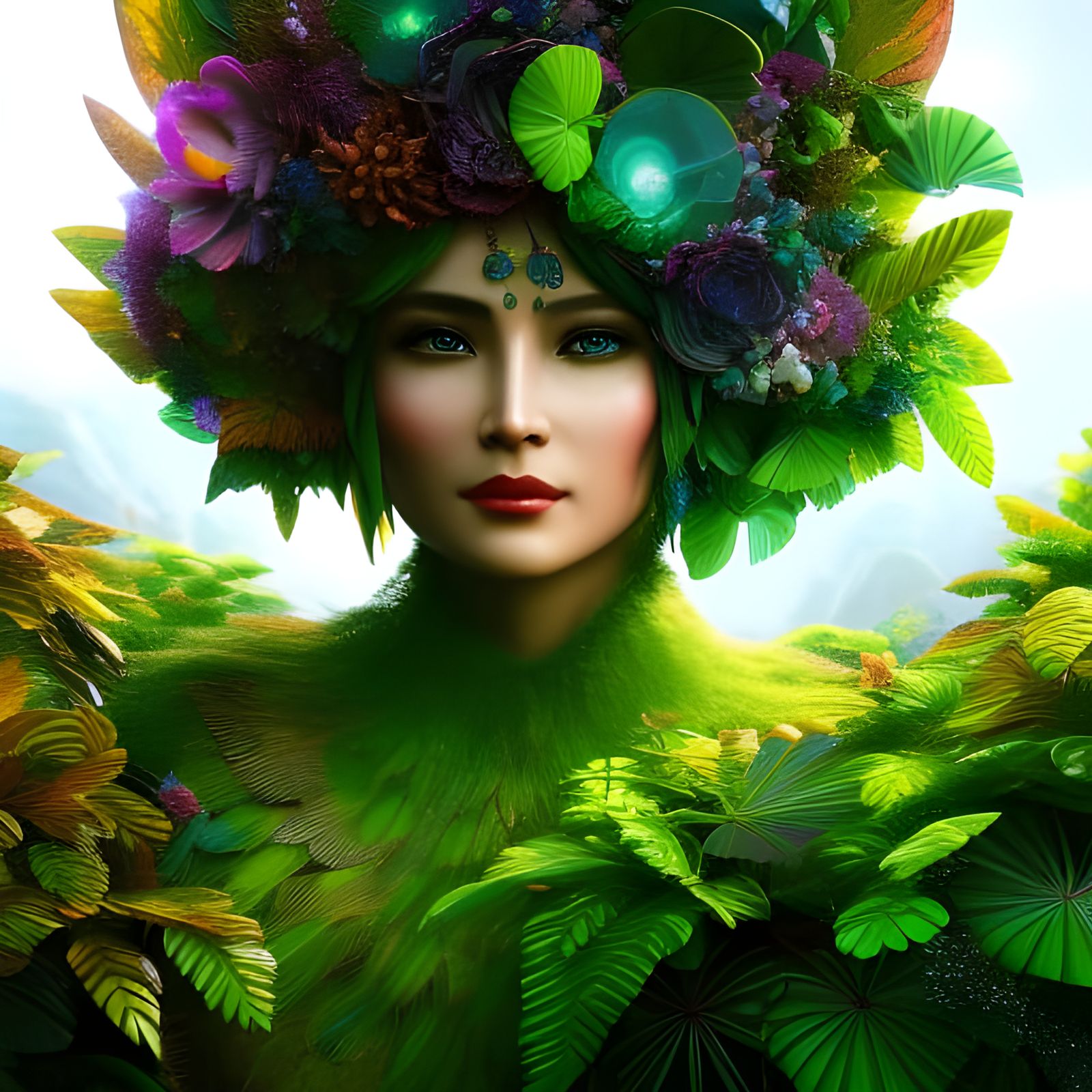 Mother Nature - Ai Generated Artwork - Nightcafe Creator