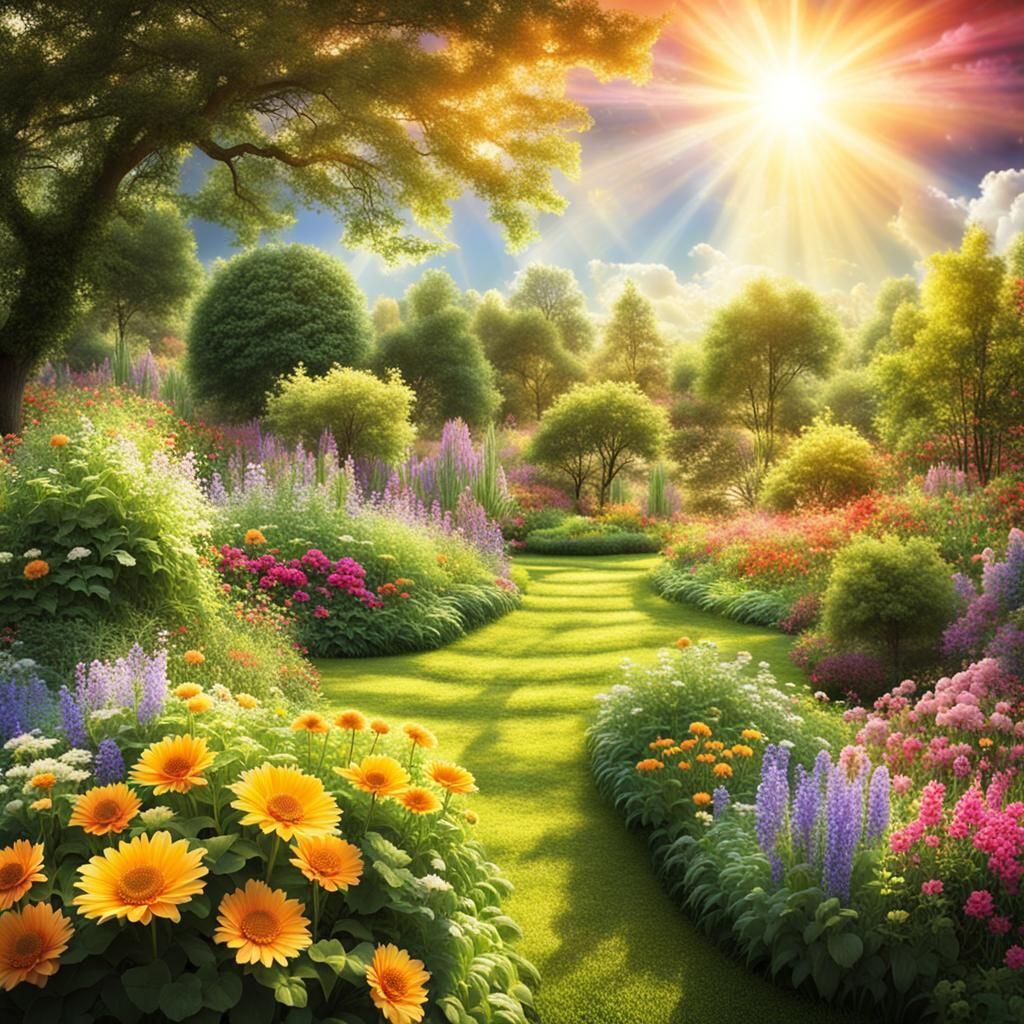 Imagine an absolutely fantastic, breathtaking garden. Life a...