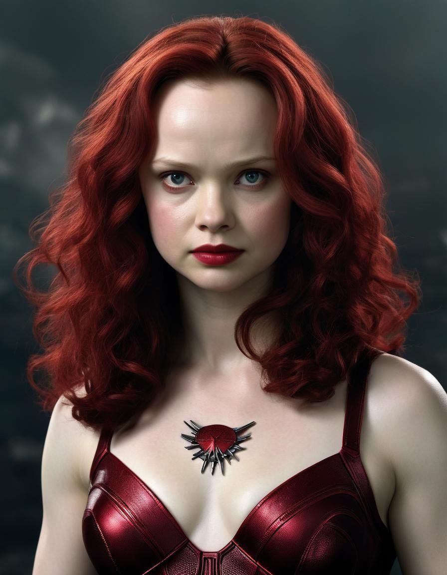 actress Thora Birch as Marvel's Wanda Maximoff the Scarlet W...