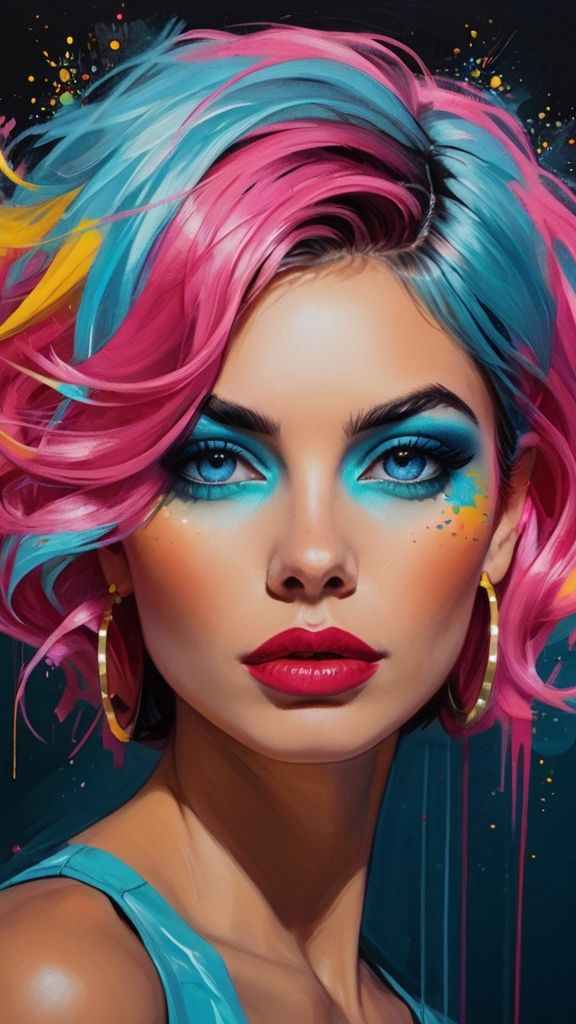 Colorfull Hairstyle