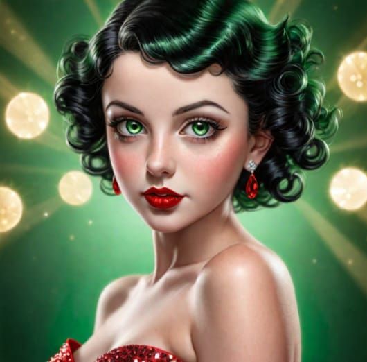 Betty Boop realistic