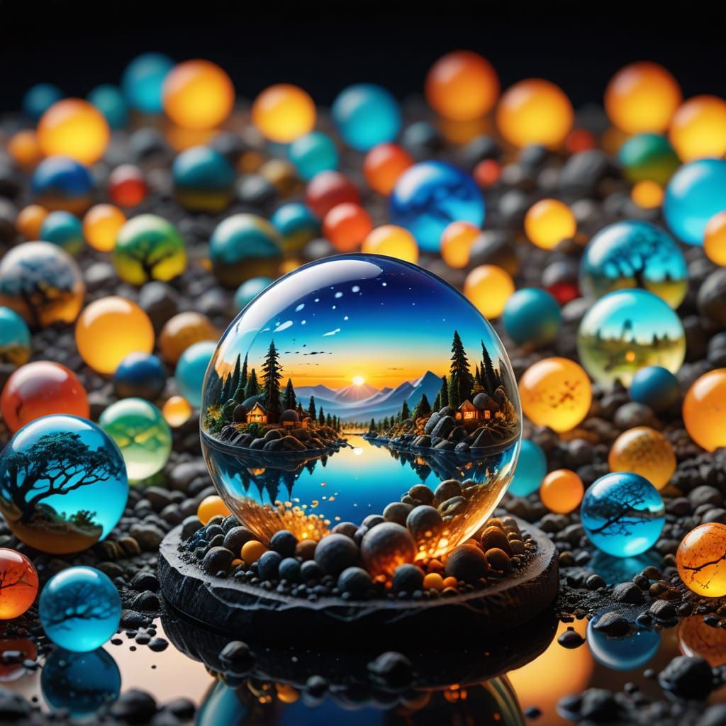 Miniature worlds marbles
  by @Rachel the Authentic
