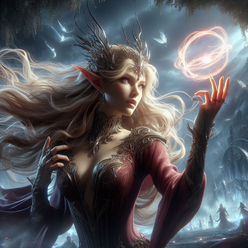 Elven sorceress