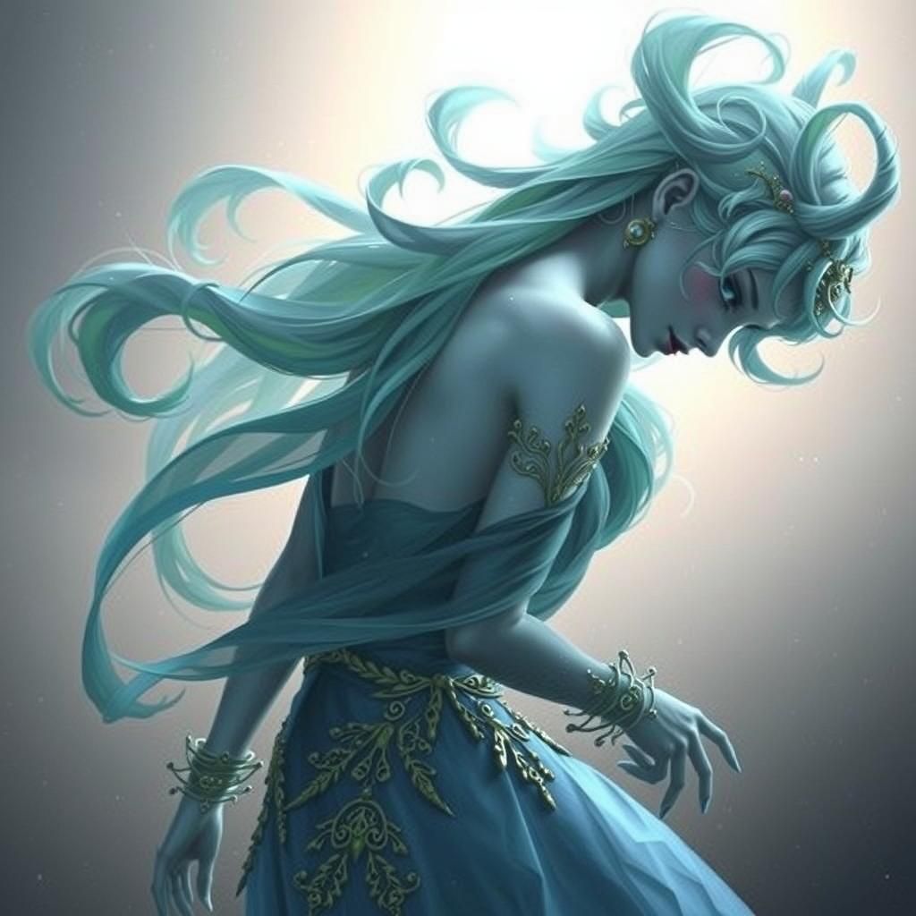 Sky Blue, Sea Green, Pink, Orange, Prehensile, Ringlets, Ten...