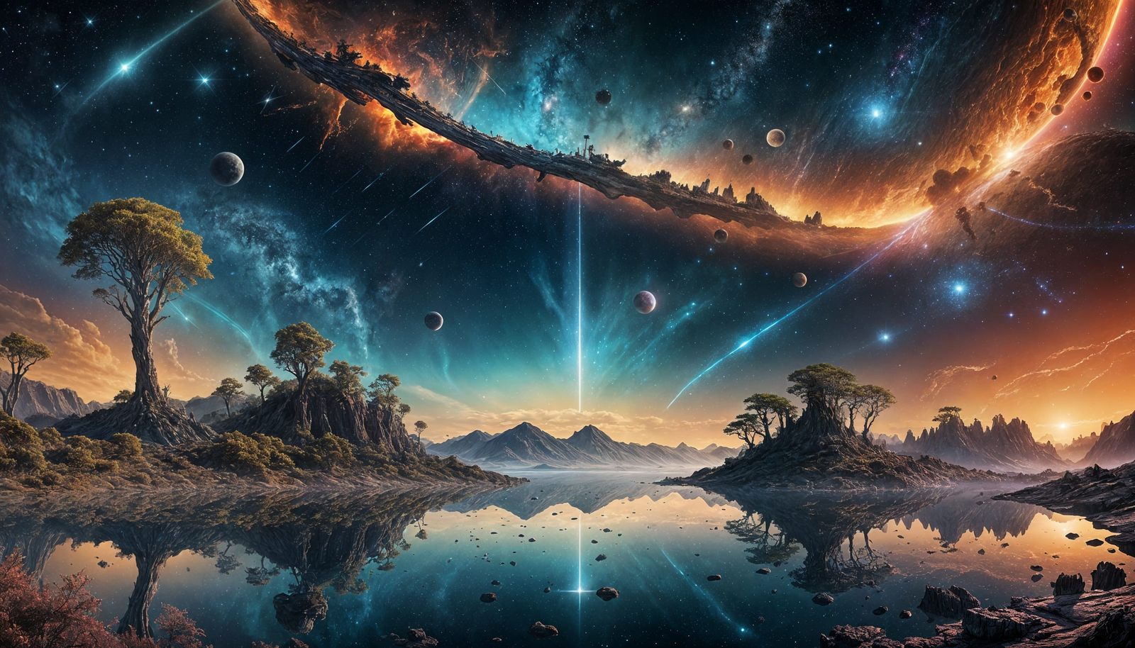 Nebula City from Doltis Moon  by @David Jackson