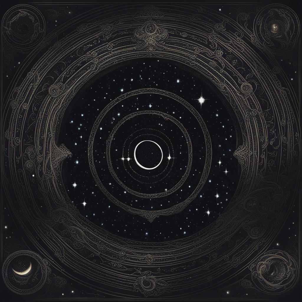 Celestial body, dark aura