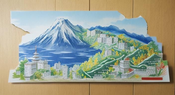 Paper Kite Held in Hand