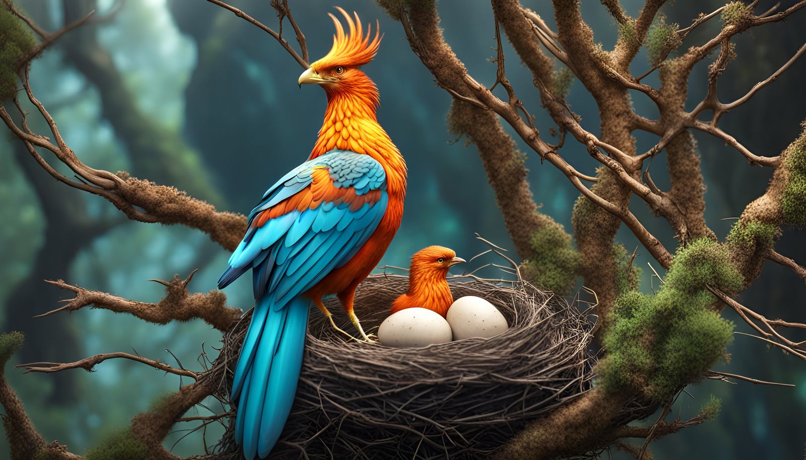 Phoenix nest  by @Grogu 