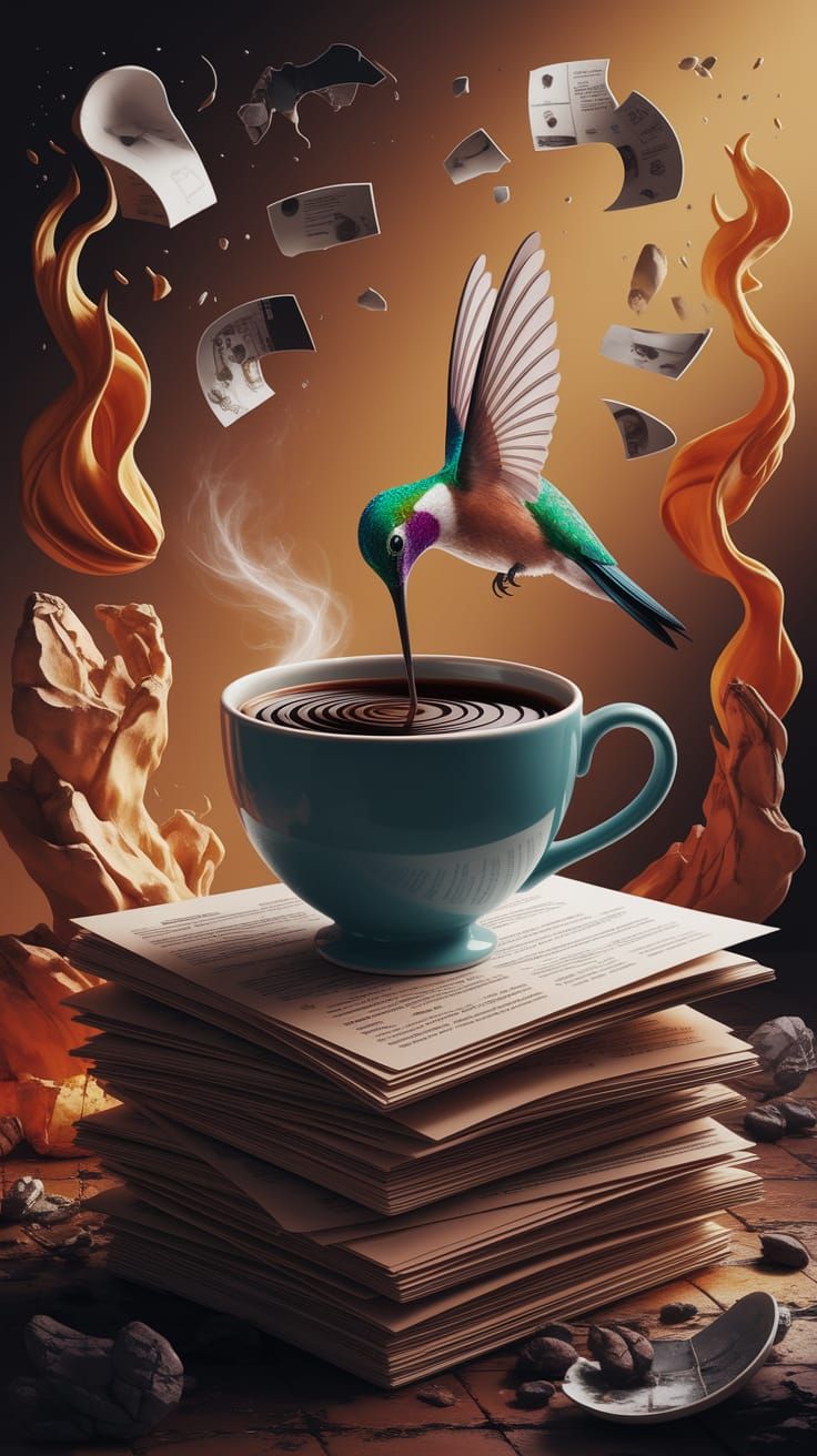 To make proper coffee, first burn…