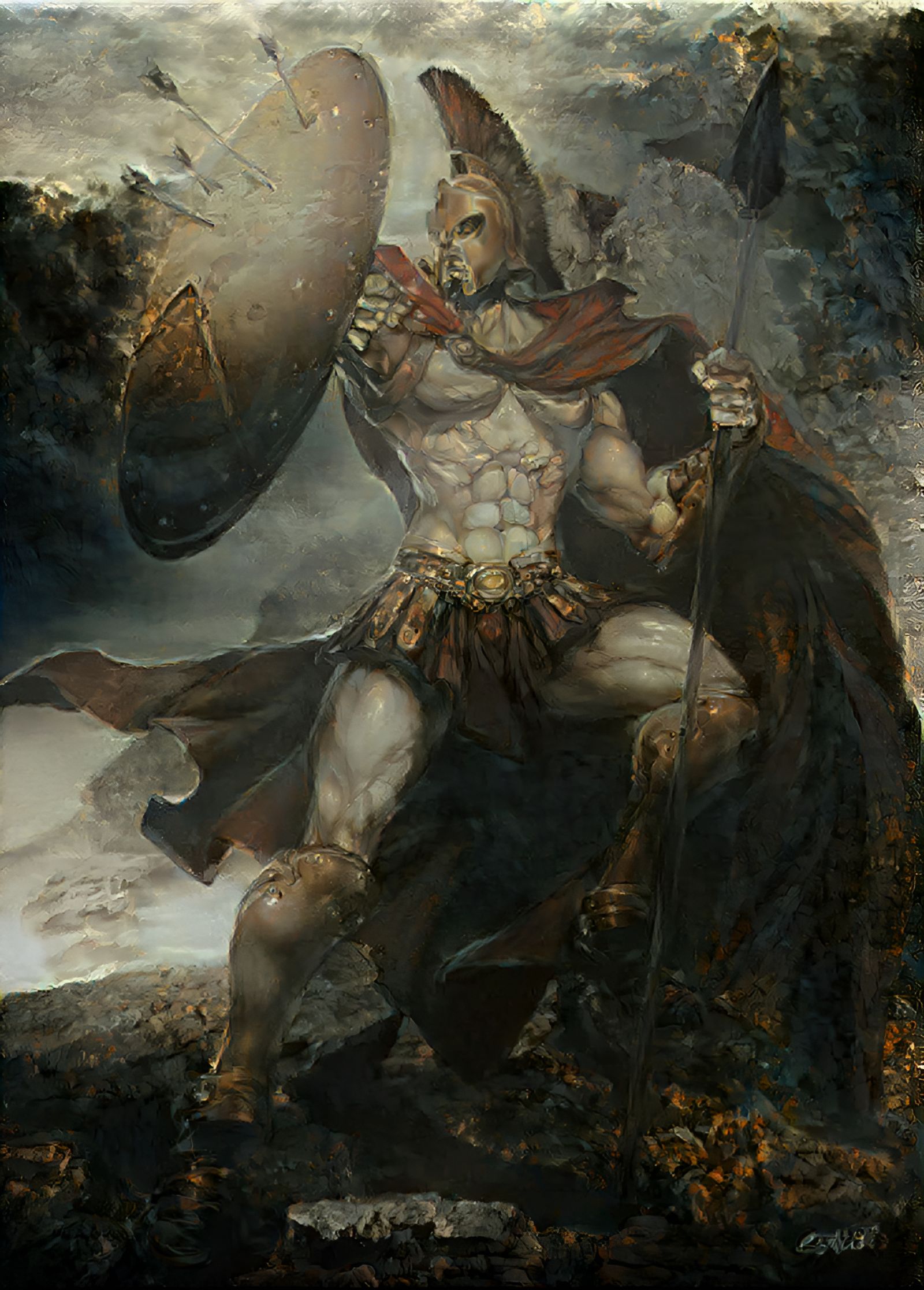 Leonidas at Thermopylea