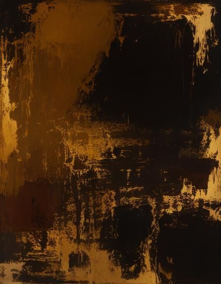 Abstract brown and gold