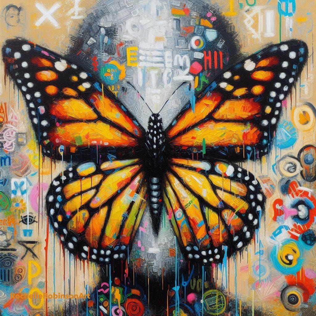 The Monarch Butterfly - Graffiti