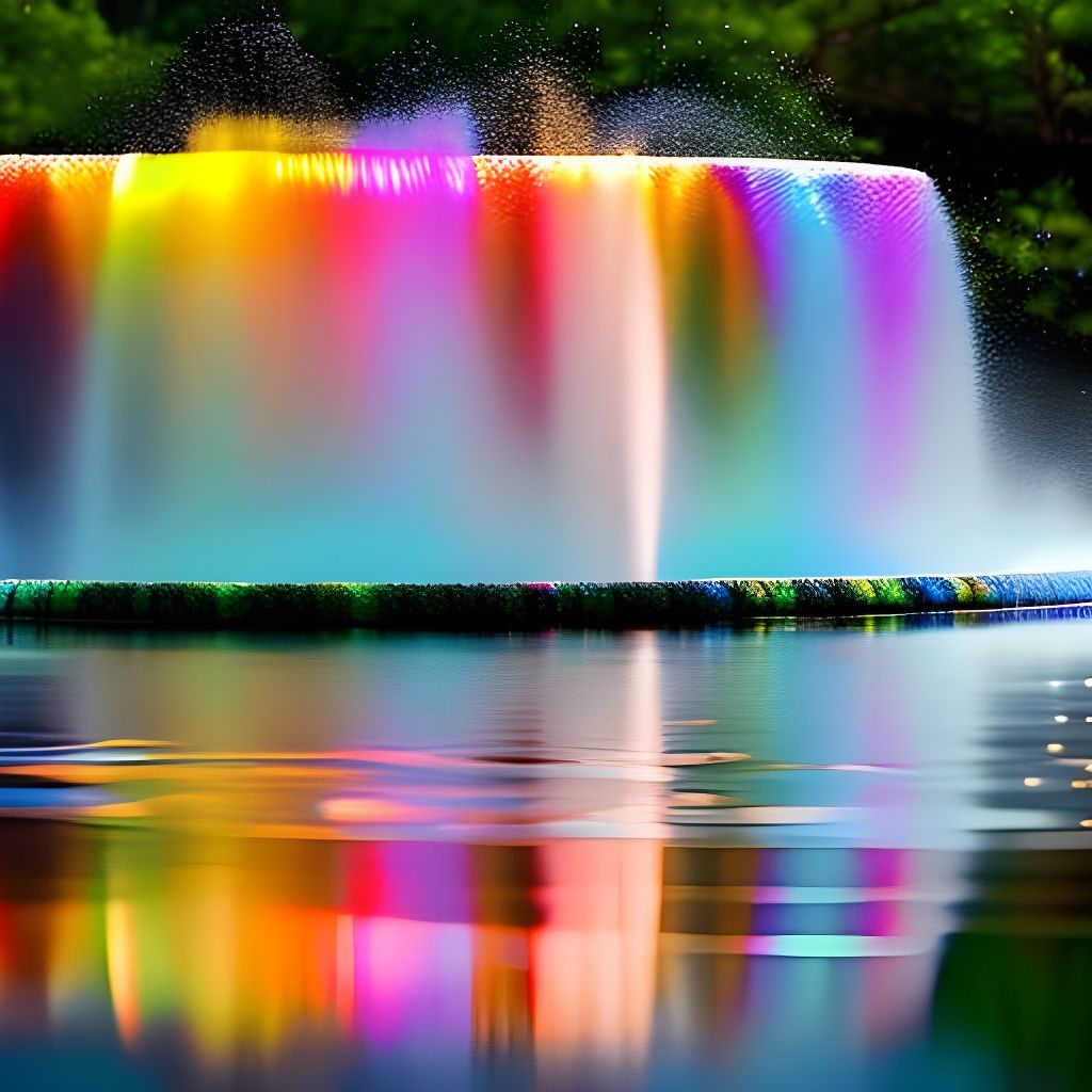 Amazing Rainbow Fountain