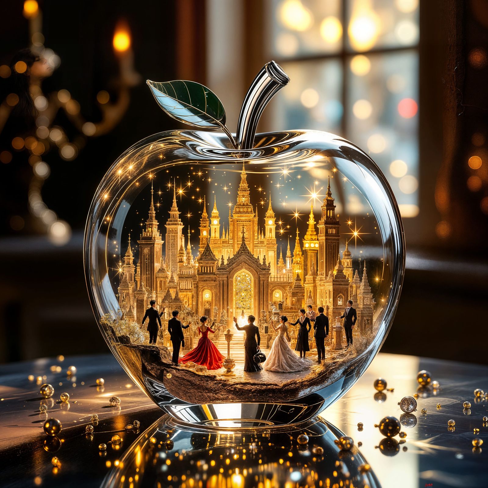 Crystal Apple Reveals Opulent World of Gold and Jewels