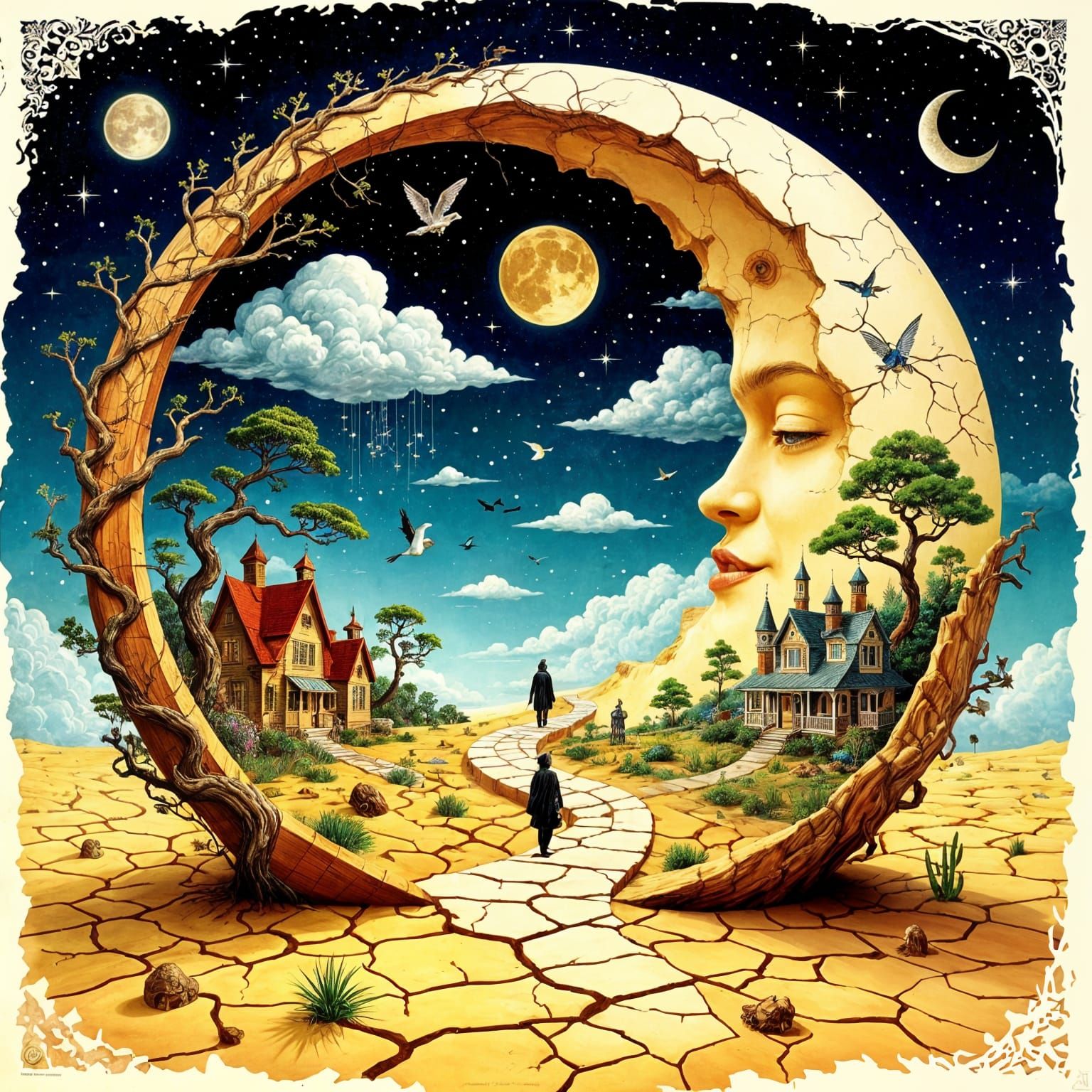 Moonlight path   by @toomanynates