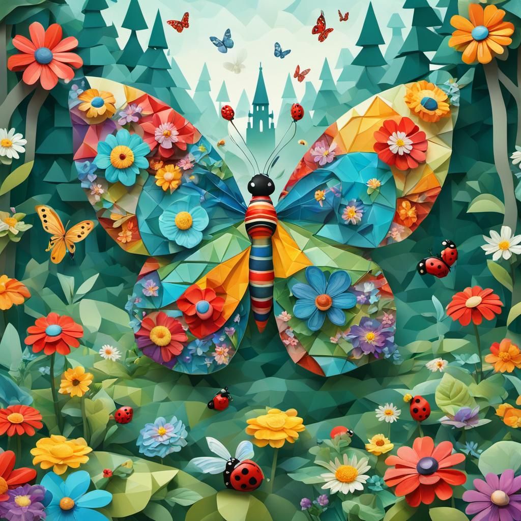 Butterfly in polygons