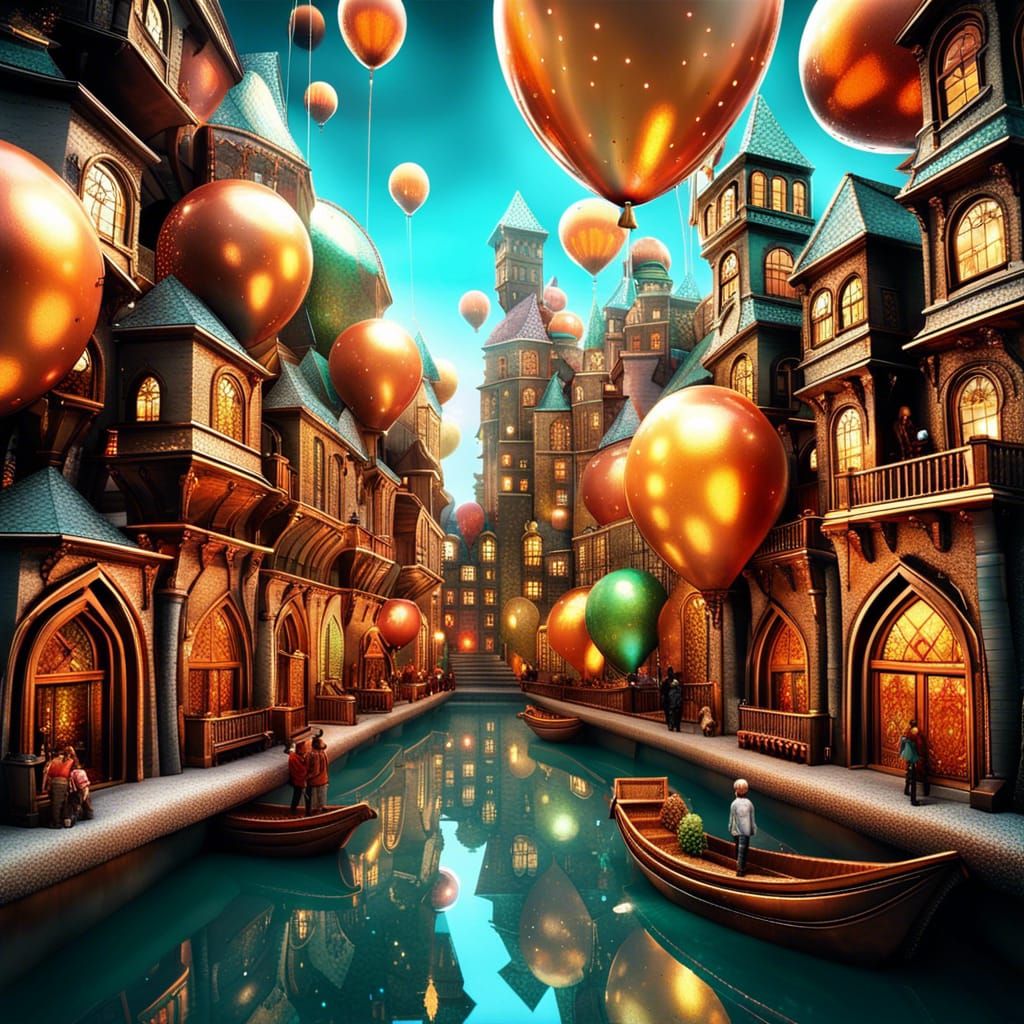 A Giant-floating-city with giant-mythological-creatures!!!!!...