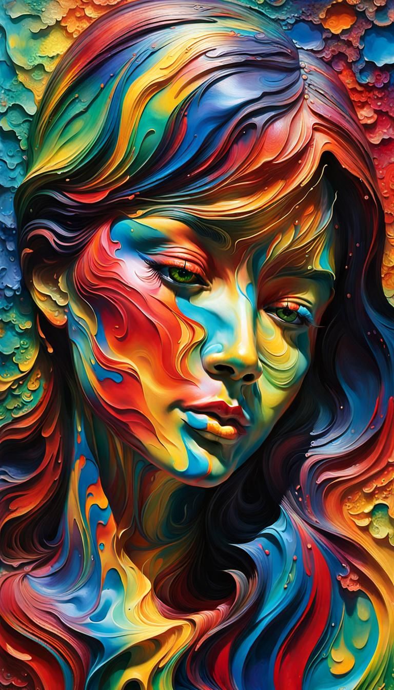 Palette Knife Impasto  by @Call me Bubbe