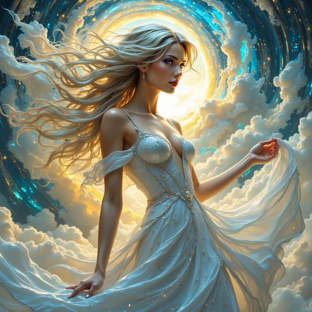 She is the clouds and the sky  by @Sleepy Demon