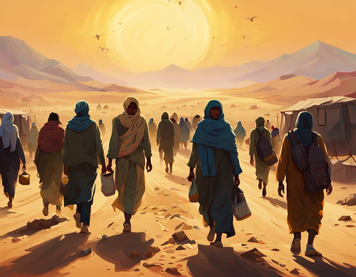 Refugees   by @Astral_Fairy