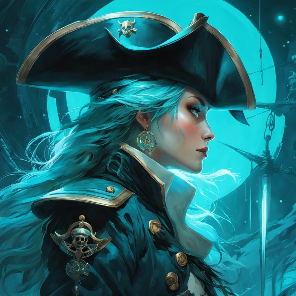 Pirate captain - Creative Digital Art - Digital Art, Fantasy