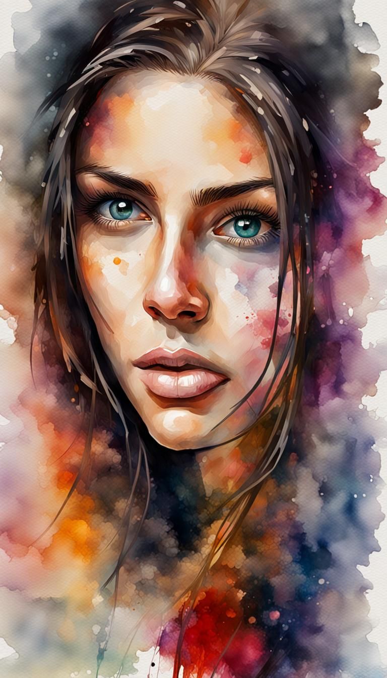 Rostro mujer - AI Generated Artwork - NightCafe Creator