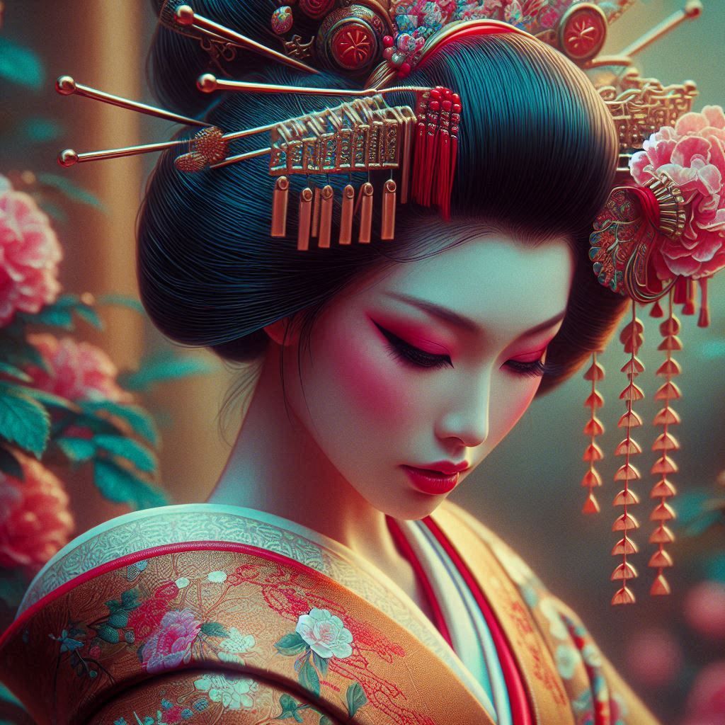 Beautiful geisha