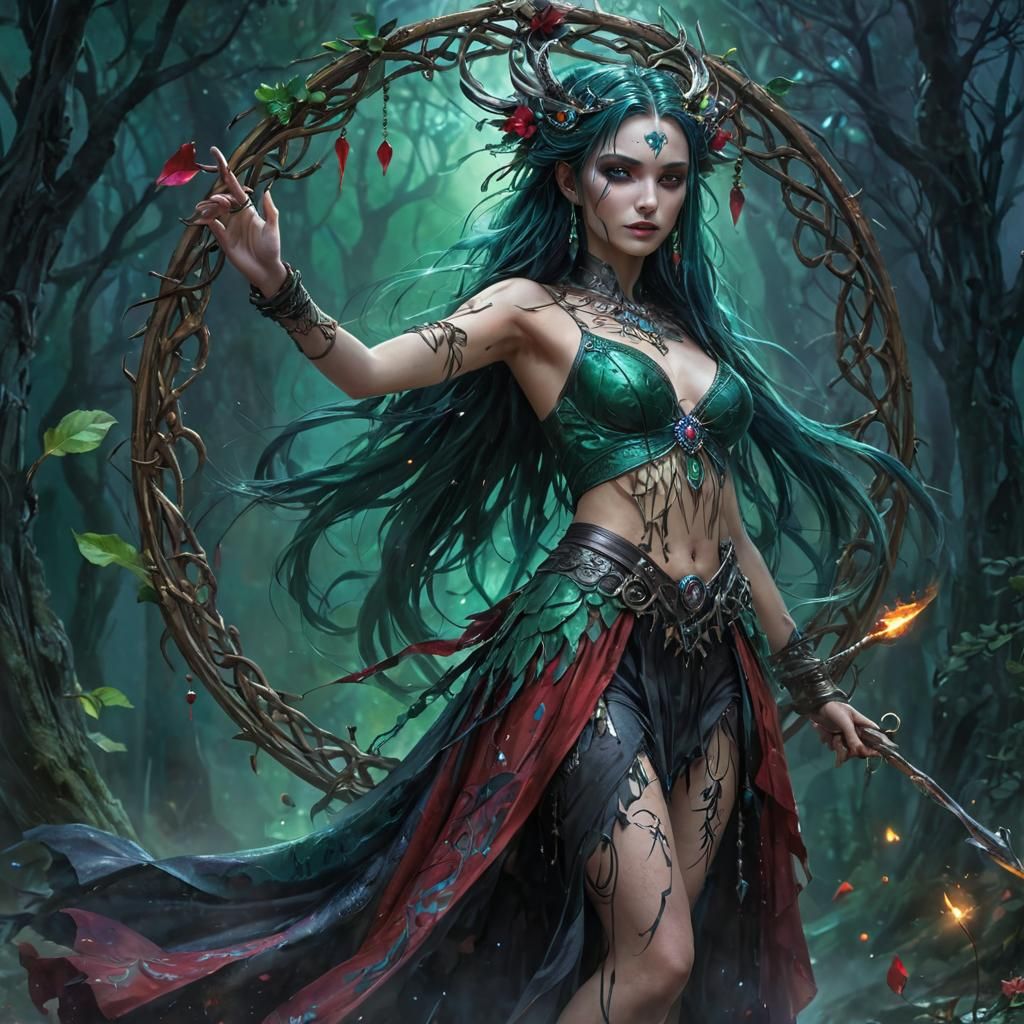 Morrigan. Celtic Goddess of war and death. But also connected to fertility, childbirth, and motherhood ...  by @AhriAnni