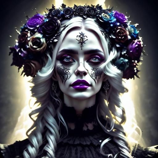 New SD Lora Rainbow flowers 1