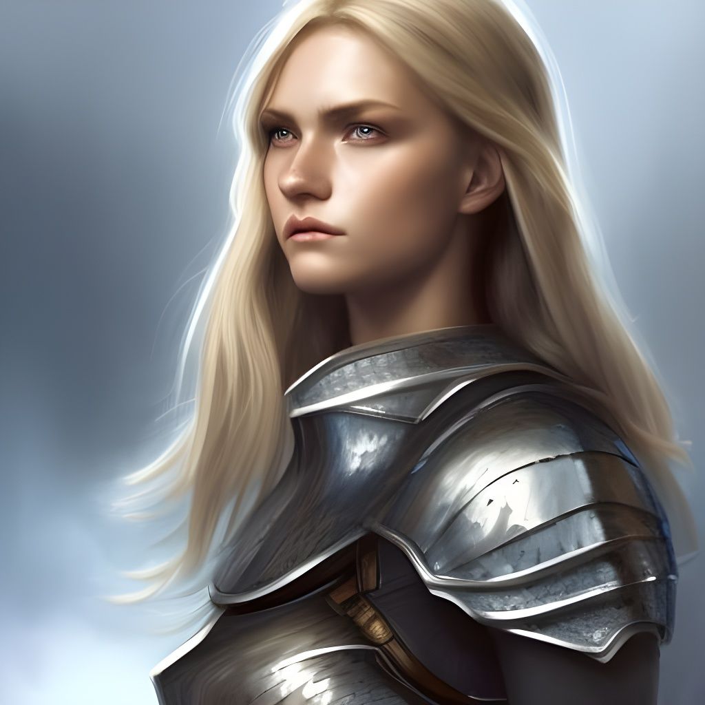 Lady Angela, Knight of the Round Table - AI Generated Artwork ...