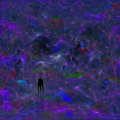 Empty void of space being filled - AI Generated Artwork - NightCafe Creator