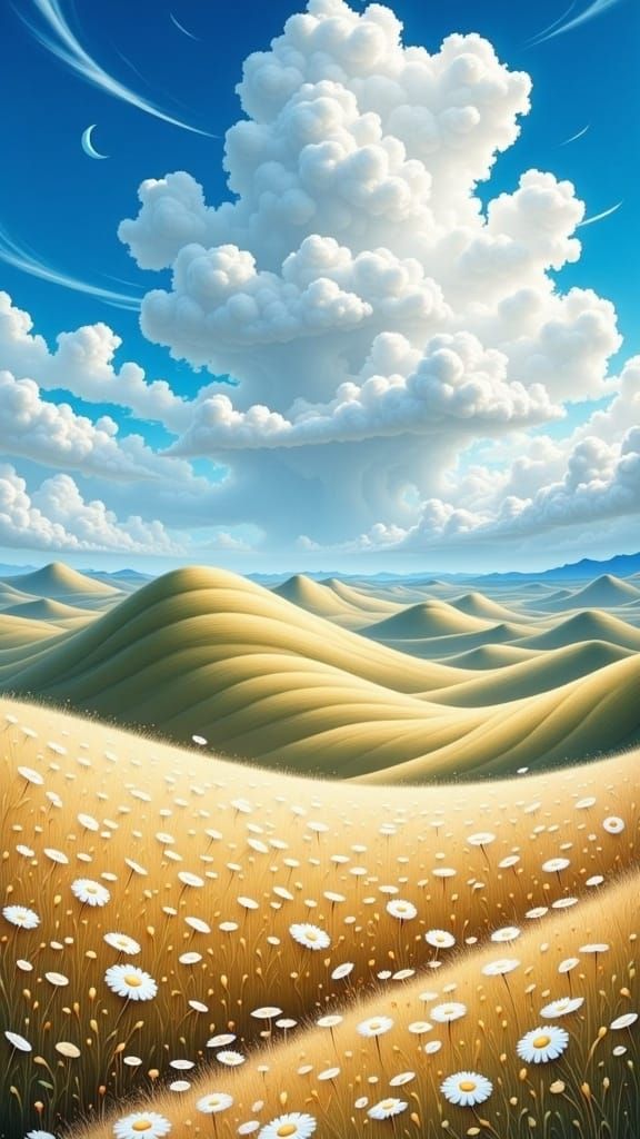 Landscape de rêve, ciel bleu<lora:Dream Art:1.0> 