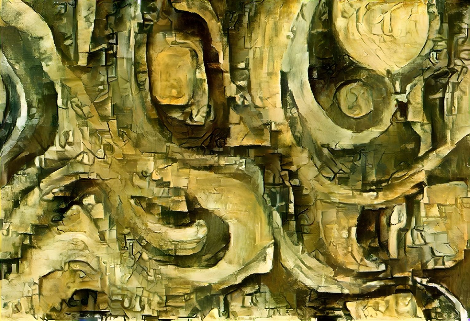 Abstract Art based on a Painting