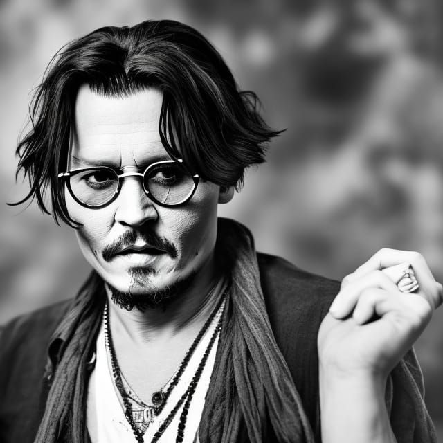 Fan Art of Jhony Depp  by @weird thing of doom
