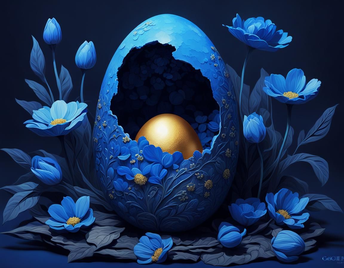 egg of renewal  by @vegenia