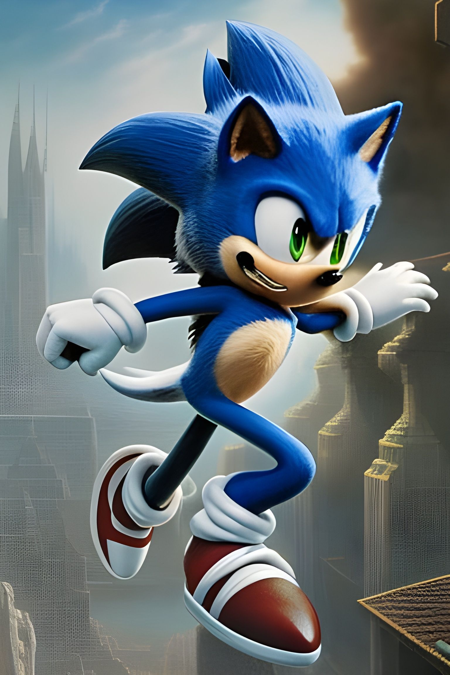 Sonic the Hedgehog  by @cyan