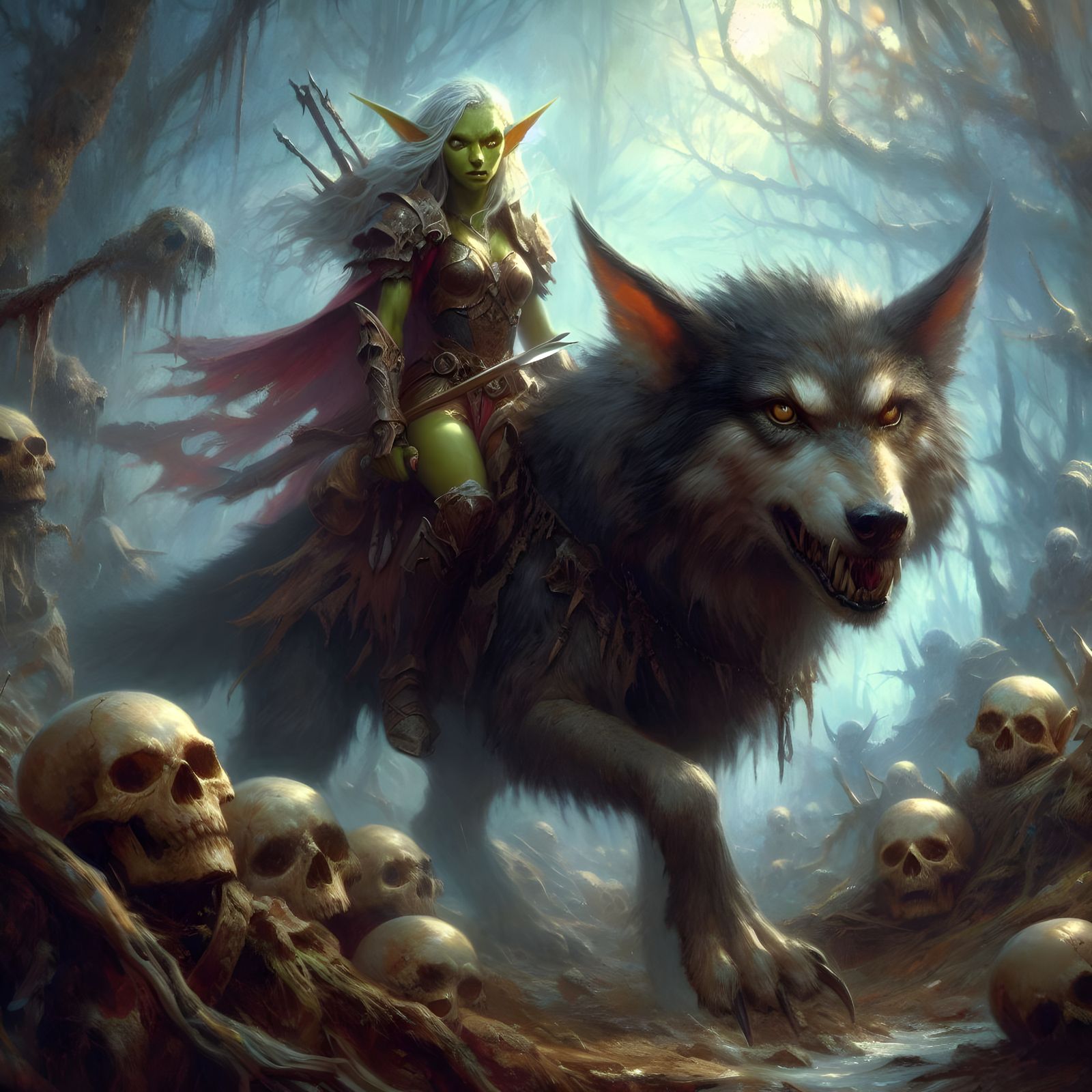 Goblin Warg Rider #2