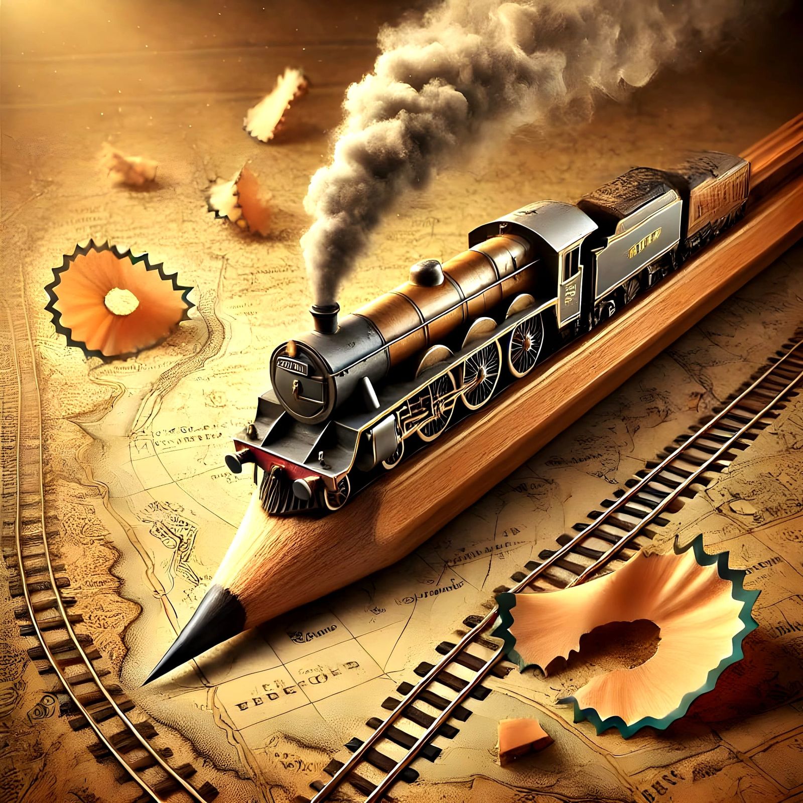 miniature steam train