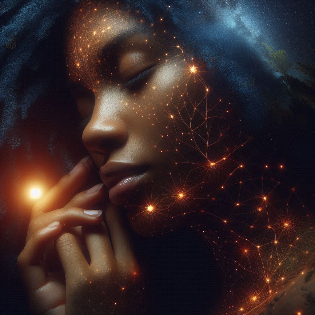 the depth of human connection,  breathes the first ray, we are connected to nature in sleep