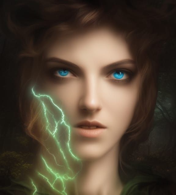 Green Eyes See You Epic cinematic brilliant stunning intrica...