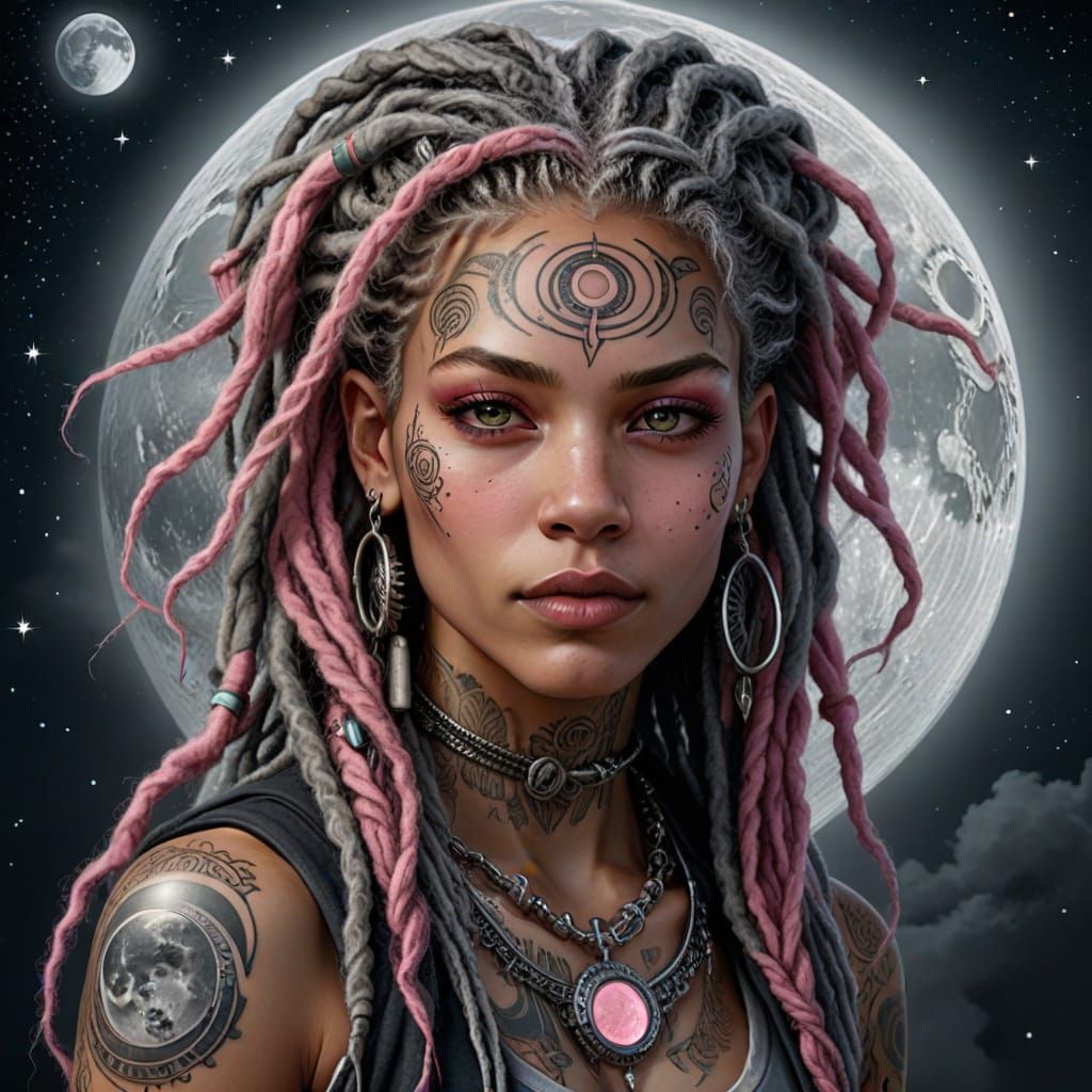  fantasy portrait  by @Velena