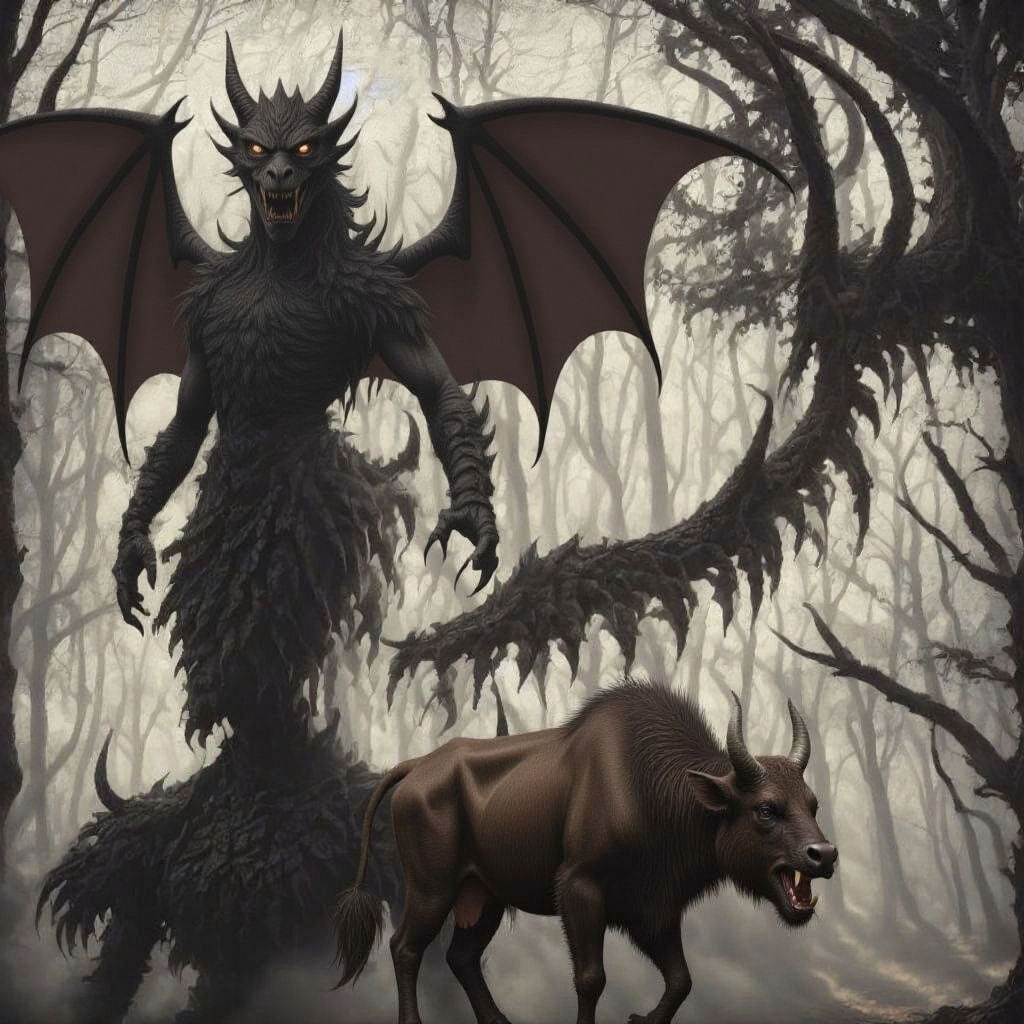 Dragon-born creature hunting 