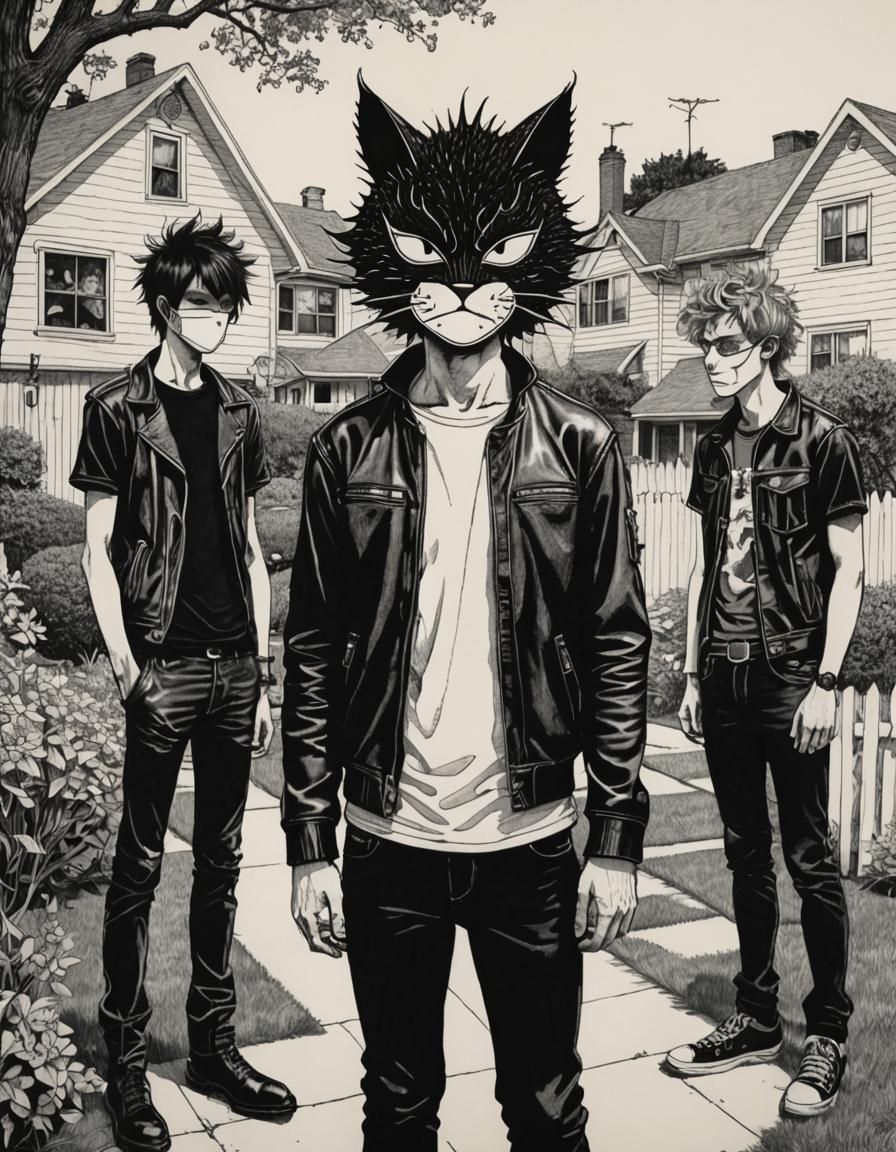 Hey! I Prompted for Leather Cat Mask!