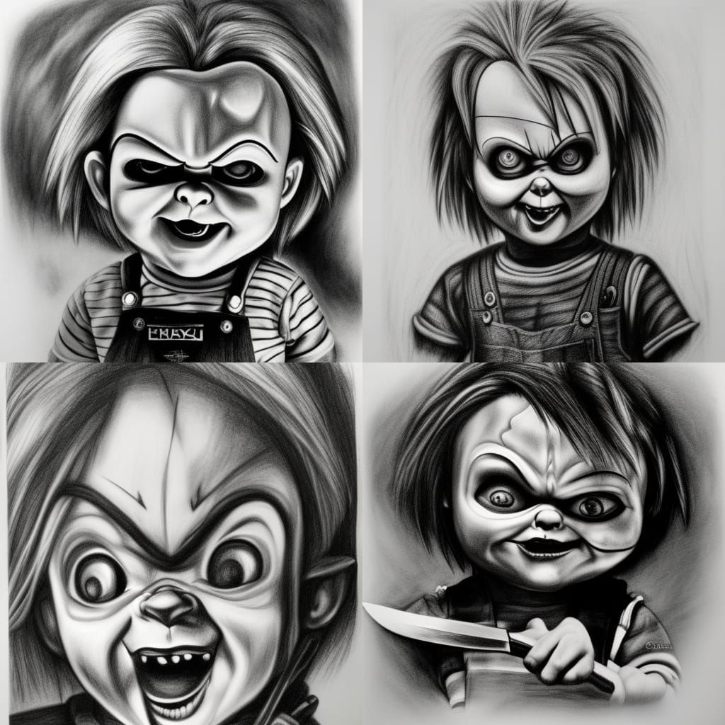 Chucky avec un couteau
